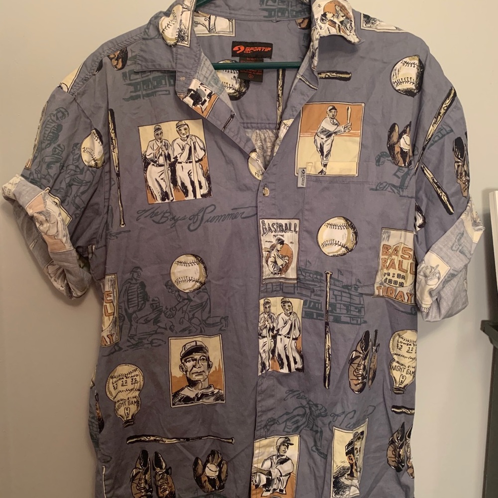 Baseball Button Up